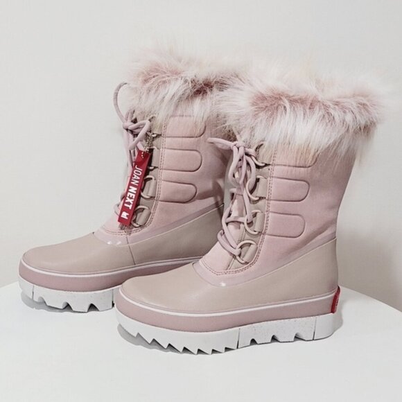 Sorel Joan Of Artic Mauve Waterproof Boots - Picture 1 of 9